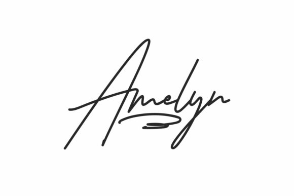 Amelyn: The Elegant Script Font for Polished Branding