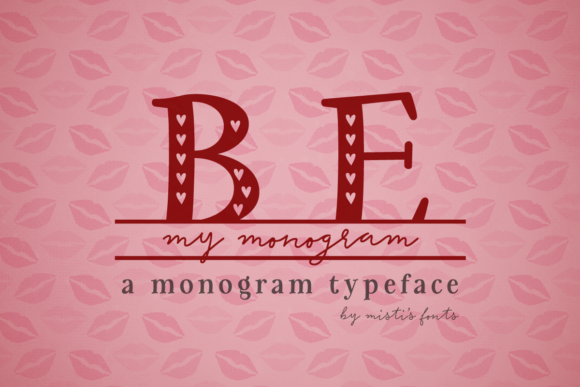 Be My Monogram: A Valentine Script Font for Editors