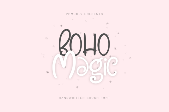 Boho Magic: A Whimsical Handwritten Font for Makers