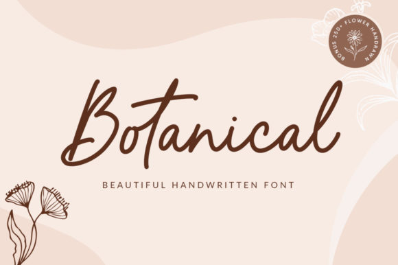 Botanical: A Refined Script Font for Editorial Design