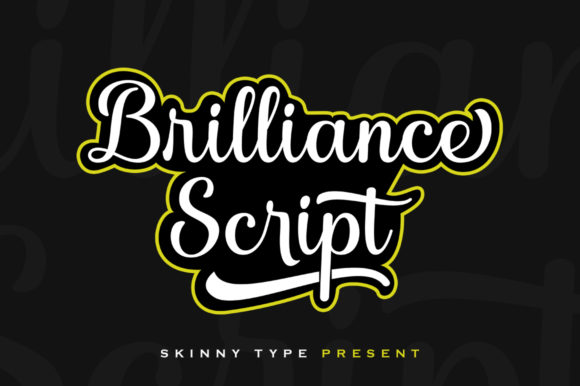 Brilliance Font: A Bold Script for Editorial Design