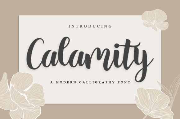 Calamity: The Elegant Script Font for Marketers