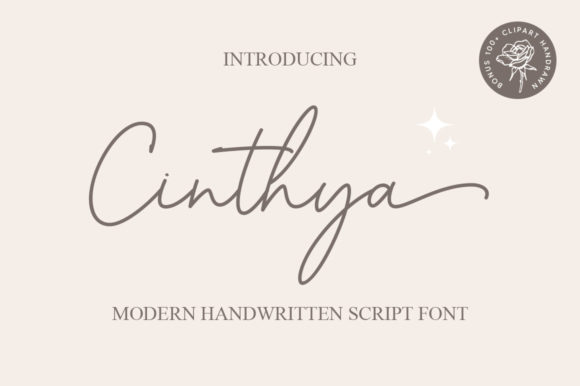 Cinthya: A Timeless Handwritten Font for Editorial Design