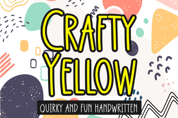 Crafty Yellow Font: A Playful Typeface for Brands
