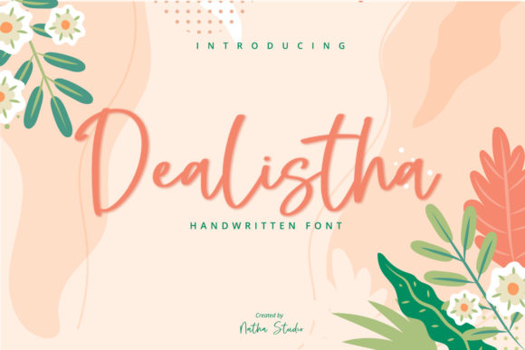 Dealistha: A Confident Script Font for Editorial Design