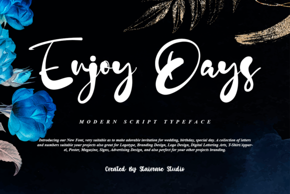 Enjoy Days: A Refined Script Font for Branding