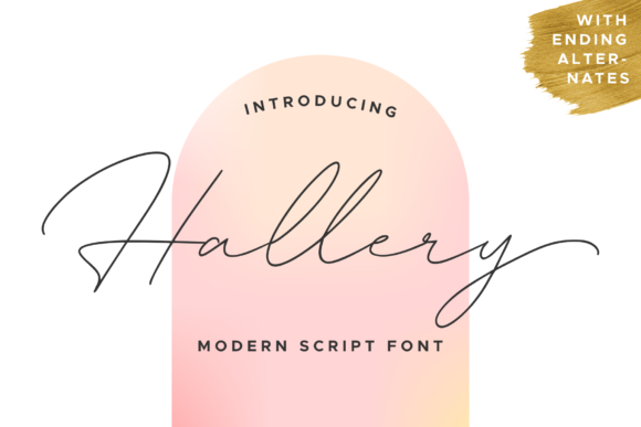 Hallery: A Timeless Handwritten Font for Makers
