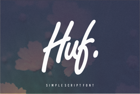 Huf Typeface: A Handwritten Touch for Editorial Design