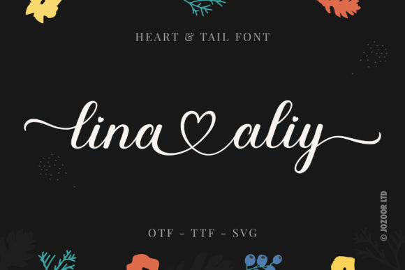 Lina Aliy: A Romantic Script Font for Makers