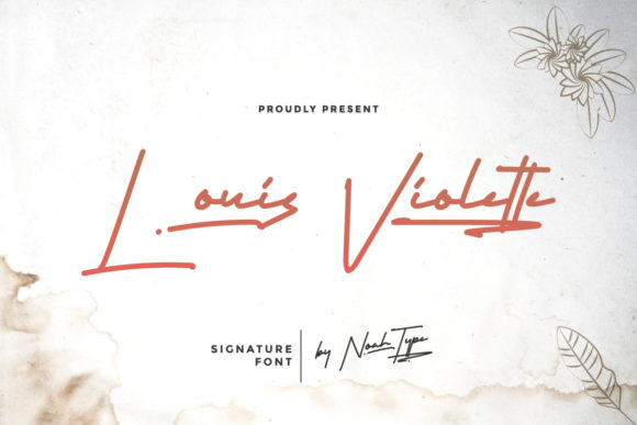 Louis Violette: A Refined Script Typeface for Editorial Design