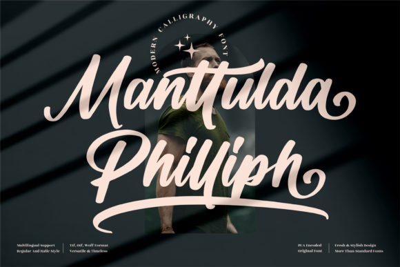Manttulda Philliph: A Refined Script Font for Editorial Design