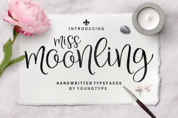 Miss Moonling: A Sweet Script Font for Marketers