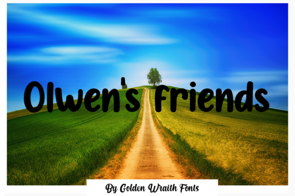 Olwen s Friends: A Handwritten Font for Authentic Branding