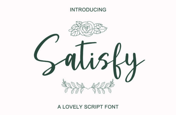 Satisfy: The Elegant Script Font for Small Business Branding