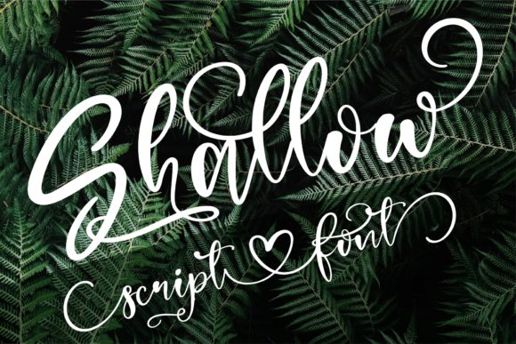 Shallow: A Handwritten Font for Crafters