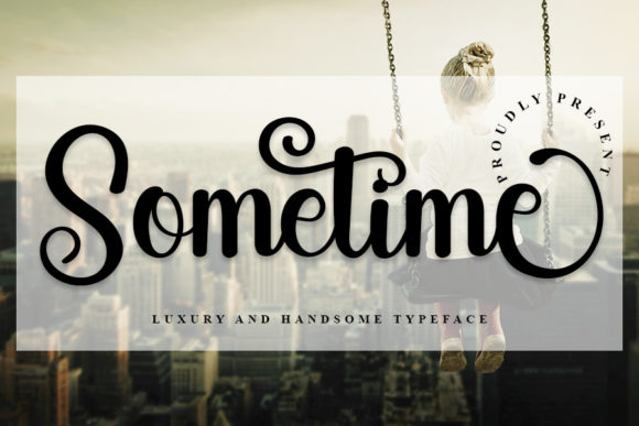 Sometime: The Script Font for Modern Brand Identity