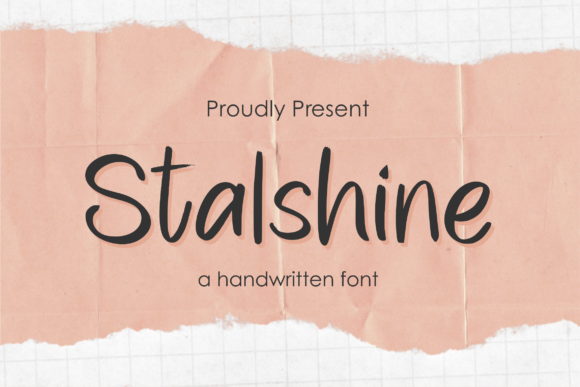 Stalshine: The Perfect Handwritten Font for Crafters