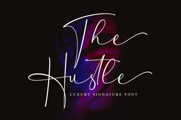 The Hustle: A Premium Script Font for Brand Growth