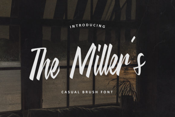 The Miller s: A Versatile Brushed Script Typeface