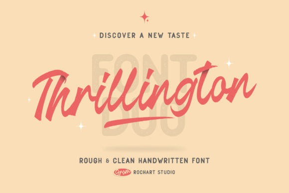 Thrillington Font: A Nostalgic Script for Vintage Branding