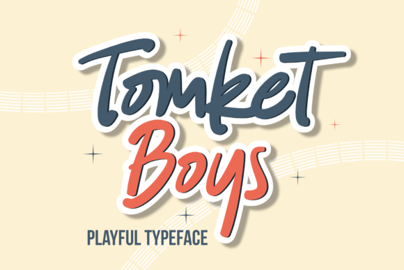 Tomket Boys: A Handwritten Font for Digital Design