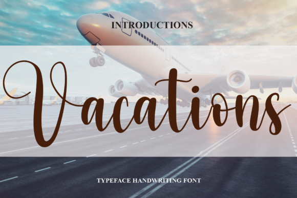 Vacations Font: A Refined Script for Editorial Design